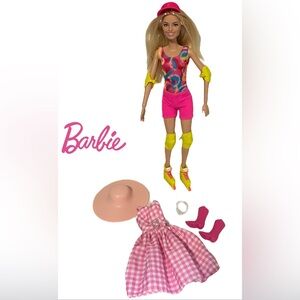 BARBIE THE MOVIE INLINE SKATING DOLL MARGOT ROBBIE COLLECTIBLE DRESS